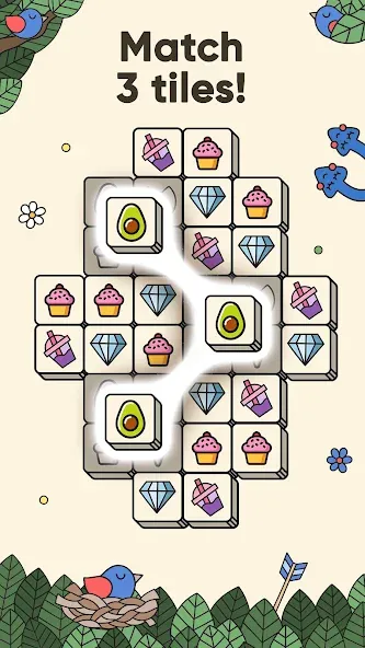 3 Tiles - Tile Matching Games — скриншот 1