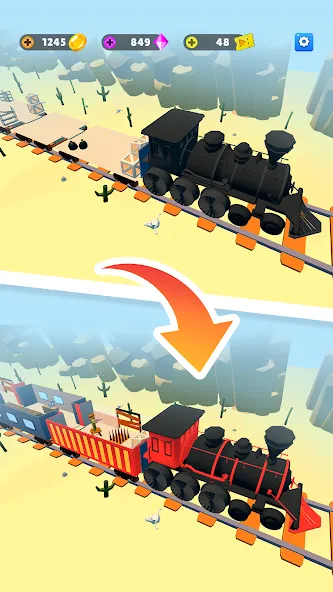 Train Defense: Zombie Game — скриншот 3 Train Defense: Zombie Game — скриншот 3