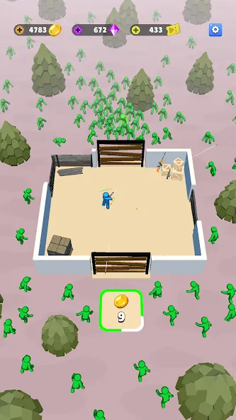 Train Defense: Zombie Game — скриншот 4 Train Defense: Zombie Game — скриншот 4