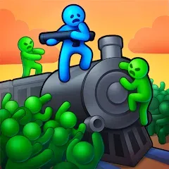 Скачать Train Defense: Zombie Game на Андроид — Много денег