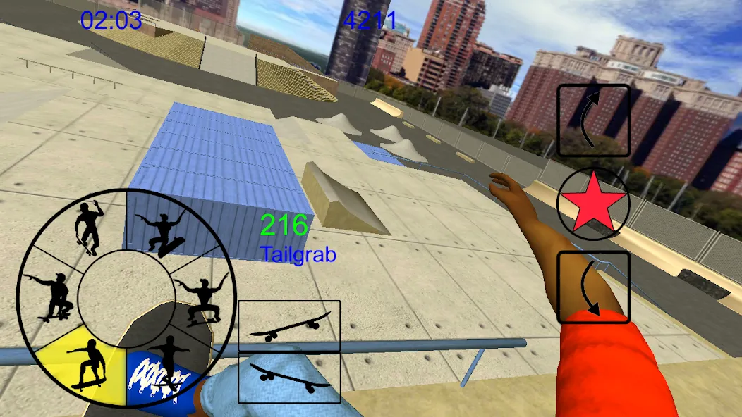 Skating Freestyle Extreme 3D — скриншот 3 Skating Freestyle Extreme 3D — скриншот 3