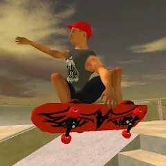 Скачать Skating Freestyle Extreme 3D — MOD на Андроид — Много денег и все трюки разблокированы