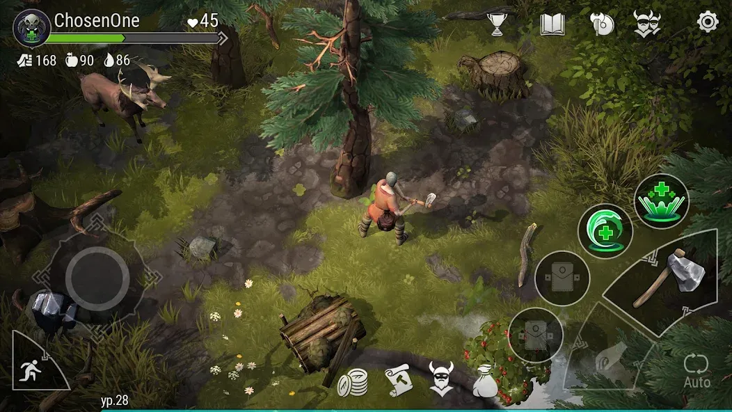 Frostborn: Action RPG — скриншот 1