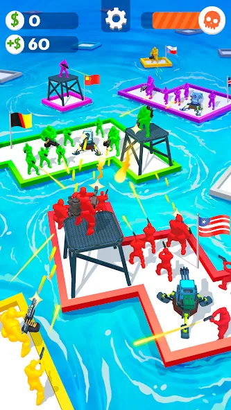 War of Rafts: Crazy Sea Battle — скриншот 1