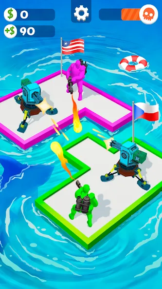 War of Rafts: Crazy Sea Battle — скриншот 4