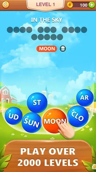 Word Bubble Puzzle - Word Game — скриншот 1