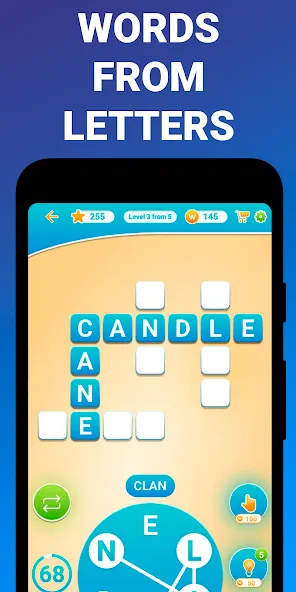 Words from word: Crosswords — скриншот 4