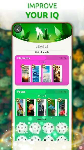 Word Connect - Words of Nature — скриншот 5