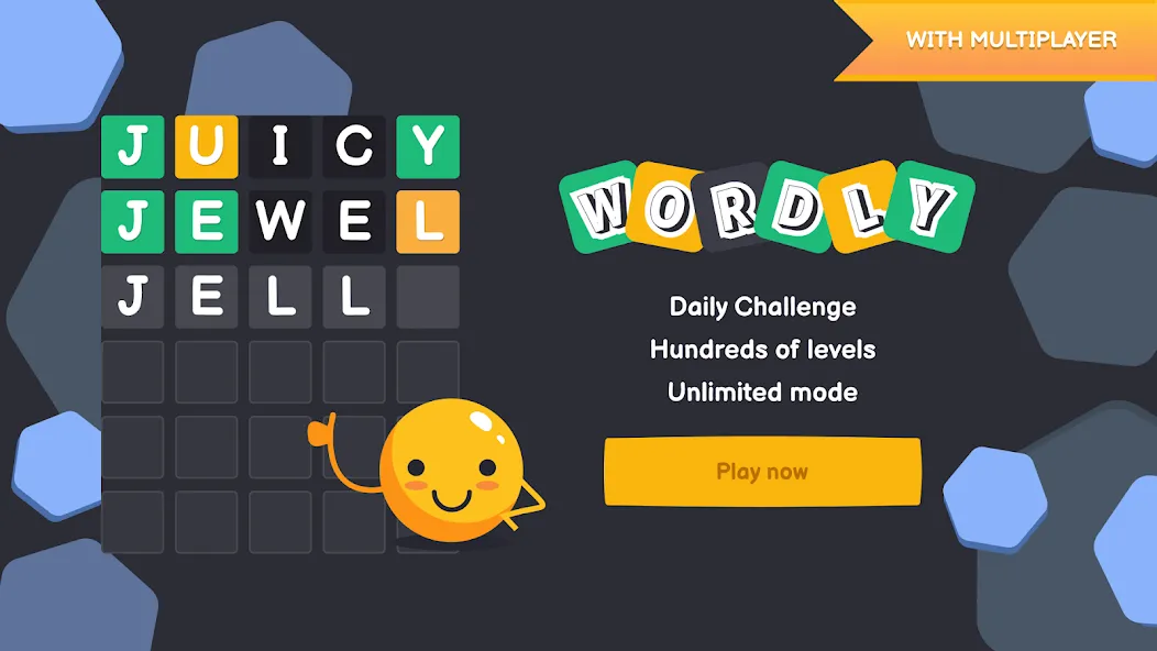Wordly - unlimited word game — скриншот 1 Wordly - unlimited word game — скриншот 1