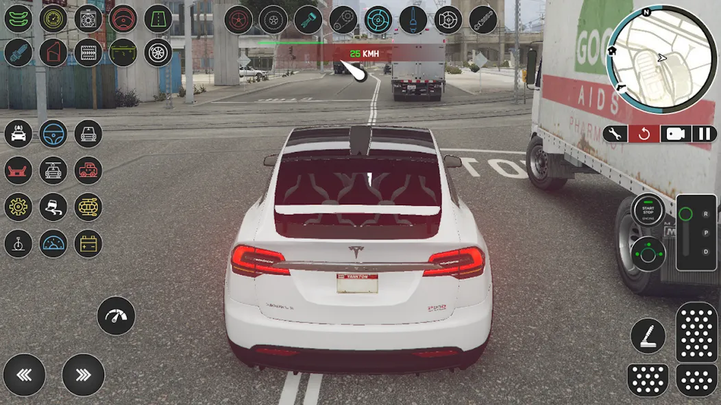 Electric Tesla Model X Driver — скриншот 2