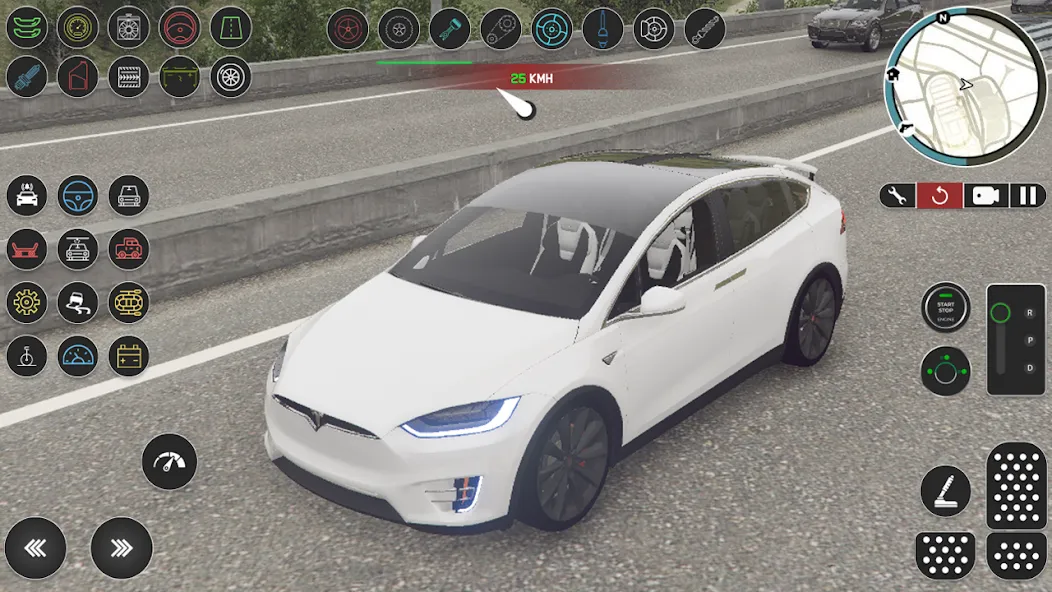 Electric Tesla Model X Driver — скриншот 3