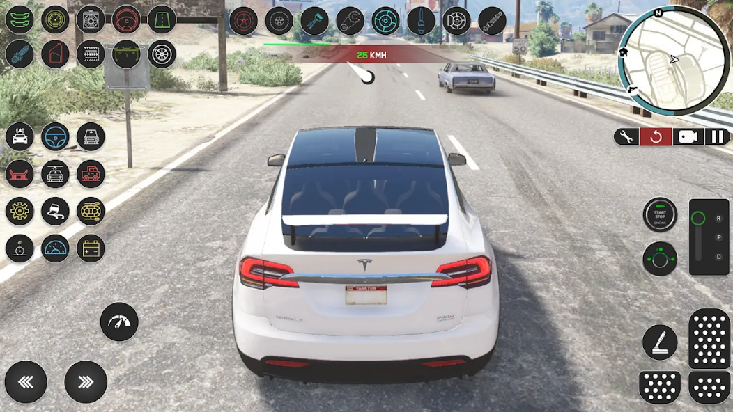 Electric Tesla Model X Driver — скриншот 5